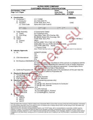 1736C SL002 datasheet  